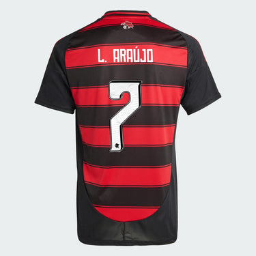 Camisa Adidas Flamengo 2025/26 I L. ARAÚJO N° 7